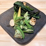 野菜 炭火 Infini - 県産野菜と京野菜の炭焼〜西京みそ〜