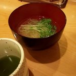 寿司　海老原 - （ほぼ食後に提供された）吸い物（2019.5）