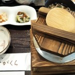 ながくら - 釜飯セット内容