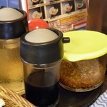 らーめんでぽっと - 調味料類