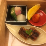 銀座むらき - 焼物、煮物、フルーツ