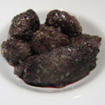 ラ・ブーシェリー・デュ・ブッパ - 青首鴨の内臓のソテー1　-レバー、ハツ、砂肝-