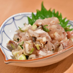 酒とお食事 たくあん - あじなめろう@580円