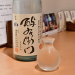 酒とお食事 たくあん - 与右衛門 直汲み 特別純米 無濾過生原酒　岩手県（一合）@900円→500円
