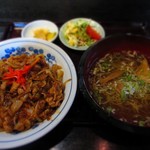 ふじや中華飯店 - 豚肉飯セット　900円