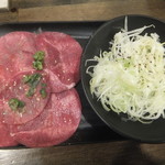 七輪焼肉 安安 - ネギ塩牛タン(2019.5.5)