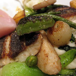 キュイ　ラルドワーズ - 和歌山県産スズキと日生牡蠣のソテー