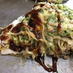 お好み焼 ひらの - 断面切断