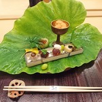 銀座 小十 - 先付け