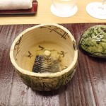 銀座 小十 - 茄子と鰊の炊き合わせ