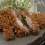 とんかつ大関 - ロースかつのアップ