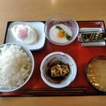 盛岡月が丘食堂 - 朝食セット（４００円）