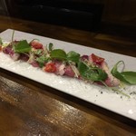 MILLE FIORI - ツムラ本店 河内鴨のカルパッチョ バルサミコソース（￥1500）