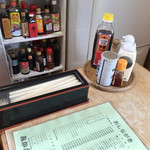 みかさ食堂 - 卓上(^^)