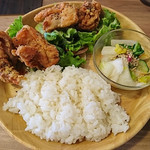 青横バル　太郎’ｓ　TARO’ｓ - 鶏唐揚げ定食