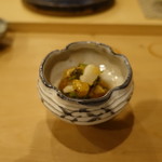 すし処 睦月 - 栄螺と平貝おろし和え