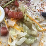 カフェアンドショップ ロータスランド - 2019/06/18
      週替りおまかせセット 550円
      ・米粉麺の冷やし豆乳担々麺
      ・ブロッコリーのマヨネーズ和え
      ・新じゃがいもの甘辛
      ・梅のおむすび