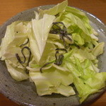 一軒め酒場 - 塩キャベツ（￥180）