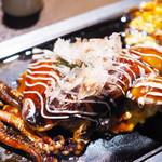 京ちゃばな - 石川県産 丸ごと一匹使ったイカお好み焼き