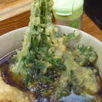 都そば - 春菊天（￥120）