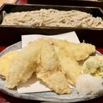 登喜和屋 - 平日ランチ限定の昼天もり(1100円)