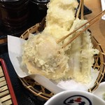 天ぷら キス、帆立、烏賊 2019.05