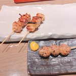 Yakitori Kinzan - 赤鶏正肉、ねぎま、つくね