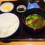 Nagomizake Jin - ご飯+赤出汁