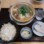 そば食堂 平田屋 - 肉鍋定食