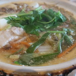 そば食堂 平田屋 - 肉鍋(アップ)