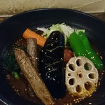 一文字カリー店 - スープカレー チキン 中辛