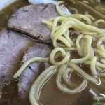 らーめん こうや - 麺とチャーシュー。