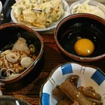 東野庵 - この日のゴボウは旨かった。