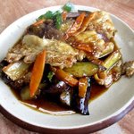 永田ドライブイン - ナス肉イタメ！