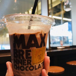 MAX BRENNER CHOCOLATE BAR - このチョコのドリンクもしっかりチョコやのにさらりとしておいし〜