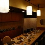 鮨まつもと - カウンター、お片づけはまだでした