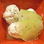 まさし - 温物（鶏つくねの白湯煮）