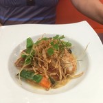 ビストロ ダイア - 鯛のポアレ、梅入りバンブランソース