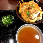 丸亀製麺 - カツ丼&スープ