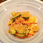 純米酒とお出汁 雲母 - 青柳と胡瓜の山葵和え