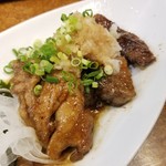 伽羅 - まぐろホホ肉ステーキ おろしポン酢