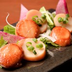 Smoked scallops from Hokkaido