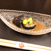 人形町今半 上野広小路店 - 先付 なすのオランダ煮そぼろあんかけ