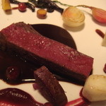 ル・ジュー・ドゥ・ラシエット  - 蝦夷鹿フィレのローストアップ（2011.12）