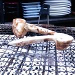 文福 - 松茸焼いてもらう