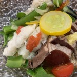 烈志笑魚油 麺香房 三く - 