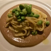 ポンテ - 手打ちキタッラ　フォアグラソースと枝豆