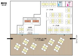 Kenkou Chuuka Seiren - 店内座席図