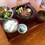 はれるや - 鉄板ハンバーグ定食 1,080円