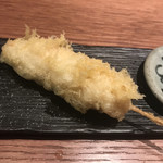 109953609 - 阿波鶏のササミの天ぷら串。
                      美味し。